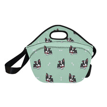 Load image into Gallery viewer, Bow Tie Boston Terrier Love Neoprene Lunch Bag-20