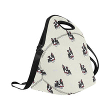Load image into Gallery viewer, Bow Tie Boston Terrier Love Neoprene Lunch Bag-4