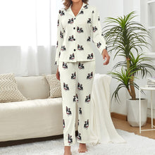Load image into Gallery viewer, Bow Tie Boston Terrier Love Pajamas Set for Women-12