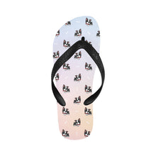 Load image into Gallery viewer, Bow Tie Boston Terrier Love Unisex Slippers - 9 Colors-Footwear-Accessories,Boston Terrier,Dog Dad Gifts,Dog Mom Gifts,Slippers-Blush Horizon-S-23