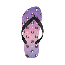 Load image into Gallery viewer, Bow Tie Boston Terrier Love Unisex Slippers - 9 Colors-Footwear-Accessories,Boston Terrier,Dog Dad Gifts,Dog Mom Gifts,Slippers-Dreamy Dusk-S-15