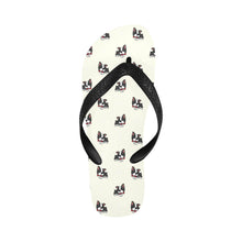 Load image into Gallery viewer, Bow Tie Boston Terrier Love Unisex Slippers - 9 Colors-Footwear-Accessories,Boston Terrier,Dog Dad Gifts,Dog Mom Gifts,Slippers-Ivory White-S-25