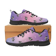 Load image into Gallery viewer, Bow Tie Boston Terrier Love Women's Breathable Sneakers-Footwear-Boston Terrier,Dog Mom Gifts,Shoes-14