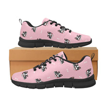 Load image into Gallery viewer, Bow Tie Boston Terrier Love Women&#39;s Breathable Sneakers-8