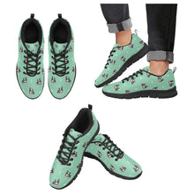 Load image into Gallery viewer, Bow Tie Boston Terrier Love Women&#39;s Breathable Sneakers-MediumAquaMarine-US13-30
