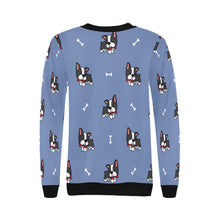 Load image into Gallery viewer, Bow Tie Boston Terrier Love Women&#39;s Sweatshirt-Apparel-Apparel, Boston Terrier, Sweatshirt-7