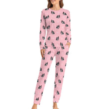Load image into Gallery viewer, Bow Tie Boston Terriers Women&#39;s Soft Pajama Set - 4 Colors-Pajamas-Apparel, Boston Terrier, Pajamas-6