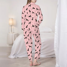 Load image into Gallery viewer, Boxer Dog Pajamas for Women - XL Available - Yes I Love Black Boxer-Pajamas-Apparel,Boxer,Dog Mom Gifts,Pajamas-6