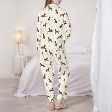 Load image into Gallery viewer, Boxer Pajamas for Women - XL Available - Yes I Love Brindle Boxers-Pajamas-Apparel,Boxer,Dog Mom Gifts,Pajamas-4