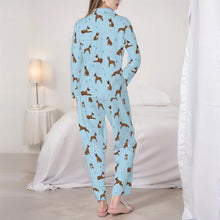 Load image into Gallery viewer, Boxer Pajamas for Women - XL Available - Yes I Love Brindle Boxers-Pajamas-Apparel,Boxer,Dog Mom Gifts,Pajamas-5