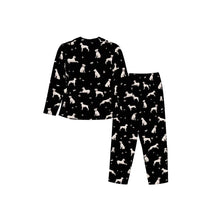 Load image into Gallery viewer, Boxer Pajamas for Women - XL Available - Yes I Love White Boxers-Pajamas-Apparel,Boxer,Dog Mom Gifts,Pajamas-12