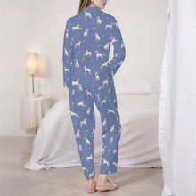 Load image into Gallery viewer, Boxer Pajamas for Women - XL Available - Yes I Love White Boxers-Pajamas-Apparel,Boxer,Dog Mom Gifts,Pajamas-4
