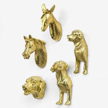 Load image into Gallery viewer, Brass German Shepherd Drawer Pulls or Cabinet Handle Knobs-Home Decor-Dog Dad Gifts, Dog Mom Gifts, German Shepherd, Home Decor-07-14