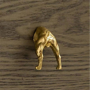 Brass German Shepherd Drawer Pulls or Cabinet Handle Knobs-Home Decor-Dog Dad Gifts, Dog Mom Gifts, German Shepherd, Home Decor-07-5