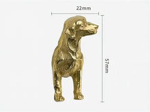 Load image into Gallery viewer, Brass Labrador Drawer Pulls or Cabinet Handle Knobs-Home Decor-Dog Dad Gifts, Dog Mom Gifts, Home Decor, Labrador-23