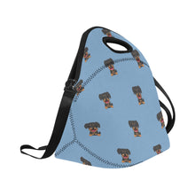 Load image into Gallery viewer, Brave Rottweiler Puppy Neoprene Lunch Bag-14