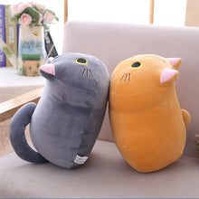 Load image into Gallery viewer, Bread Loaf Grey Cat Plush Toy Pillows-4
