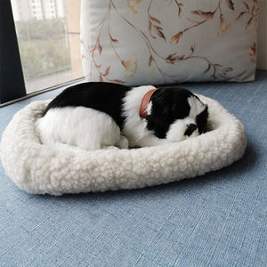 Breathing Beagle Stuffed Animal with Faux Fur-Stuffed Animals-Beagle, Car Accessories, Home Decor, Stuffed Animal-23