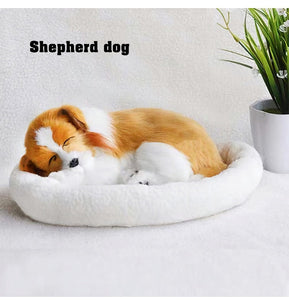 Breathing Beagle Stuffed Animal with Faux Fur-Stuffed Animals-Beagle, Car Accessories, Home Decor, Stuffed Animal-29
