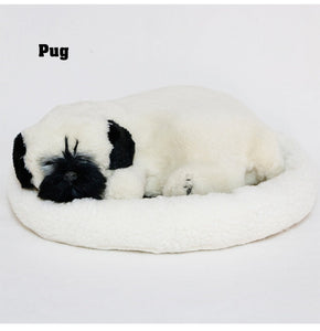 Breathing Beagle Stuffed Animal with Faux Fur-Stuffed Animals-Beagle, Car Accessories, Home Decor, Stuffed Animal-30
