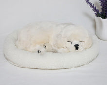 Load image into Gallery viewer, Breathing Bichon Frise Stuffed Animal with Faux Fur-Stuffed Animals-Bichon Frise, Car Accessories, Home Decor, Stuffed Animal-26
