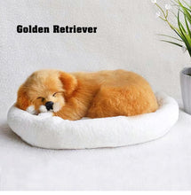 Load image into Gallery viewer, Breathing Golden Retriever Stuffed Animal with Faux Fur-Stuffed Animals-Car Accessories, Golden Retriever, Home Decor, Stuffed Animal-24