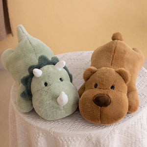 Brindle / Red Pitbull Stuffed Animal Plush Toy Pillow-Stuffed Animals-Car Accessories, Home Decor, Pit Bull, Stuffed Animal-3