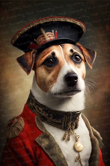 British Finery Jack Russell Terrier Wall Art Poster 360x