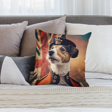 Load image into Gallery viewer, British Splendor Jack Russell Terrier Plush Pillow Case-Cushion Cover-Dog Dad Gifts, Dog Mom Gifts, Home Decor, Jack Russell Terrier, Pillows-2