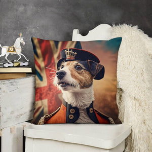 British Splendor Jack Russell Terrier Plush Pillow Case-Cushion Cover-Dog Dad Gifts, Dog Mom Gifts, Home Decor, Jack Russell Terrier, Pillows-3