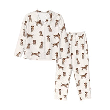 Load image into Gallery viewer, Brittany Spaniel Pajamas for Women - XL Available - Yes I Love Liver Roan Brittany Spaniels-Pajamas-Apparel,Boxer,Dog Mom Gifts,Pajamas-11