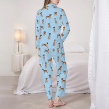 Load image into Gallery viewer, Brittany Spaniel Pajamas for Women - XL Available - Yes I Love Liver Roan Brittany Spaniels-Pajamas-Apparel,Boxer,Dog Mom Gifts,Pajamas-6