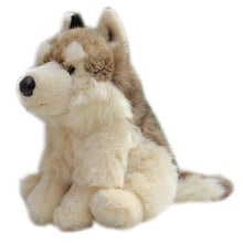 Load image into Gallery viewer, Brown and White Husky Love Stuffed Animal Plush Toy-Stuffed Animals-Home Decor, Siberian Husky, Stuffed Animal-5