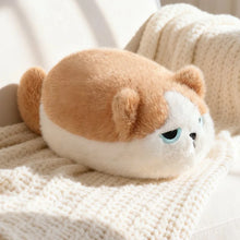 Load image into Gallery viewer, Brown Cat Plush Toy - Grumpy Fat Cat Loaf - Tiny to Medium Sizes-5