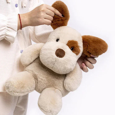 Brown Eye Patch Boxer Love Stuffed Animal Plush Toys