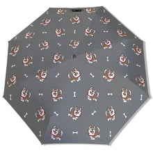 Load image into Gallery viewer, Brown Husky Love Umbrella-Daily Accessories-11