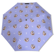 Load image into Gallery viewer, Brown Husky Love Umbrella-Daily Accessories-6