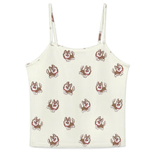 Load image into Gallery viewer, Brown Husky Love Women's Cami and Shorts Pajama Set-Apparel-Apparel,Dog Mom Gifts,Pajamas,Siberian Husky-Ivory Cream-XS-5