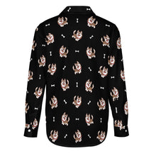 Load image into Gallery viewer, Brown Husky Love Women's Shirt-Apparel-Apparel,Dog Mom Gifts,Shirt,Siberian Husky-8