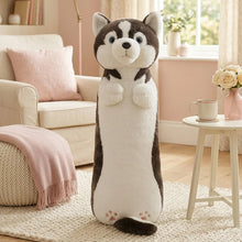 Load image into Gallery viewer, Brown Husky Plush - Snuggly Long Pup (Small to Giant Size)-Husky-90cm-1