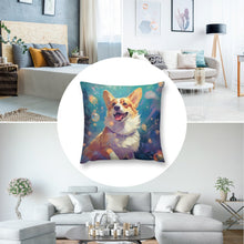 Load image into Gallery viewer, Bubble Bliss Corgi Plush Pillow Case-Cushion Cover-Corgi, Dog Dad Gifts, Dog Mom Gifts, Home Decor, Pillows-8