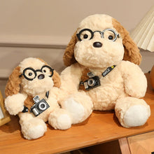 Load image into Gallery viewer, Buff Cocker Spaniel Plush Toy - Camera-Toting Tourist Dog Plush-13