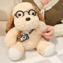 Load image into Gallery viewer, Buff Cocker Spaniel Plush Toy - Camera-Toting Tourist Dog Plush-14