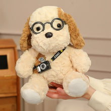 Load image into Gallery viewer, Buff Cocker Spaniel Plush Toy - Camera-Toting Tourist Dog Plush-17