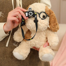 Load image into Gallery viewer, Buff Cocker Spaniel Plush Toy - Camera-Toting Tourist Dog Plush-18