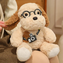 Load image into Gallery viewer, Buff Cocker Spaniel Plush Toy - Camera-Toting Tourist Dog Plush-19