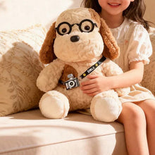 Load image into Gallery viewer, Buff Cocker Spaniel Plush Toy - Camera-Toting Tourist Dog Plush-3
