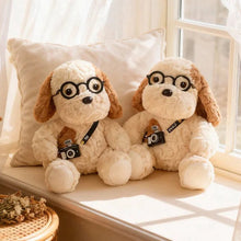 Load image into Gallery viewer, Buff Cocker Spaniel Plush Toy - Camera-Toting Tourist Dog Plush-4