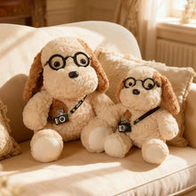 Load image into Gallery viewer, Buff Cocker Spaniel Plush Toy - Camera-Toting Tourist Dog Plush-7