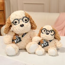 Load image into Gallery viewer, Buff Cocker Spaniel Plush Toy - Camera-Toting Tourist Dog Plush-9